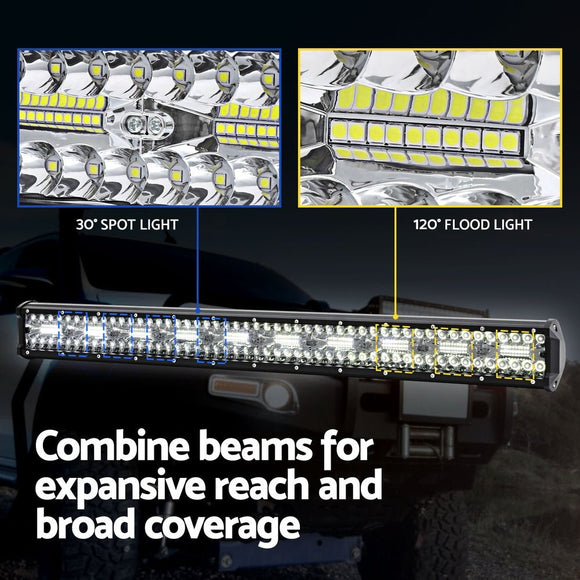 Giantz LED Driving Light 28 Inch Flood Spot Light Bar Driving Lamp Offroad Truck - RnR Galore