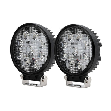 Giantz Pair LED Driving Lights 4.5 Inch Flood Spot Lights Car Truck SUV 12V 24V - RnR Galore
