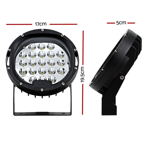 Giantz Pair LED Driving Lights 7 Inch Flood Spot Lights Car Truck SUV 12V 24V - RnR Galore