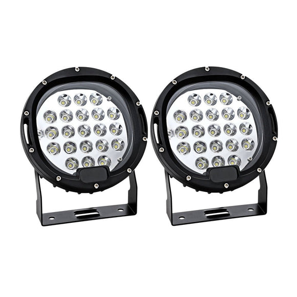 Giantz Pair LED Driving Lights 7 Inch Flood Spot Lights Car Truck SUV 12V 24V - RnR Galore