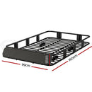 Giantz Universal Car Roof Rack Basket Luggage Vehicle Cargo Carrier 160cm Black - RnR Galore