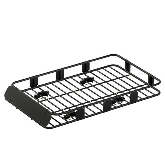 Giantz Universal Car Roof Rack Basket Luggage Vehicle Cargo Carrier 160cm Black - RnR Galore