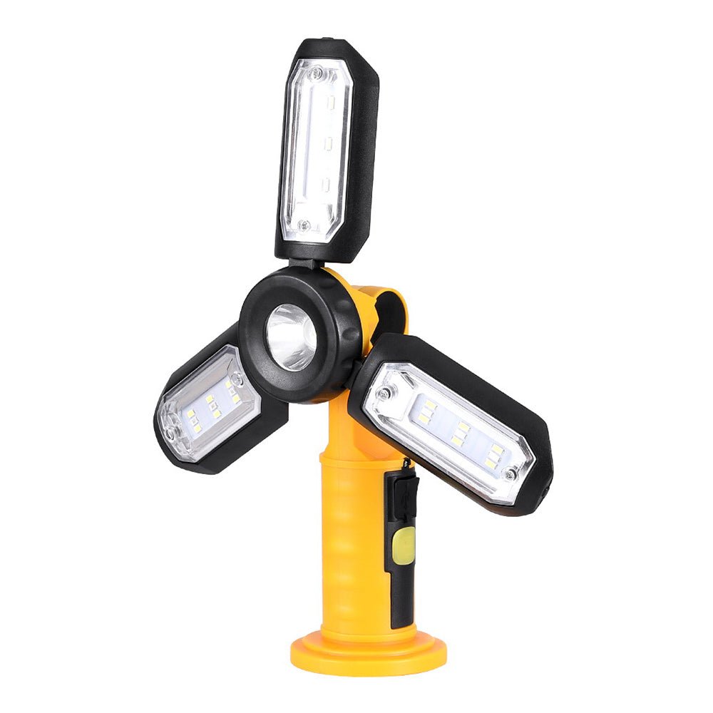 Led Work Light Rotation Giantz Work Light Rechargeable USB Cordless LED Lamp Hook Rotation ...