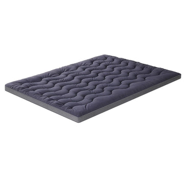 Giselle 5cm Mattress Topper Pillowtop toppers Bamboo Charcoal King - RnR Galore