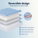 Giselle 5cm Mattress Topper Pillowtop toppers Double - Sided Queen - RnR Galore