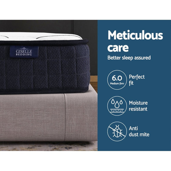 Giselle Bedding 16cm Mattress Medium Firm Queen - RnR Galore
