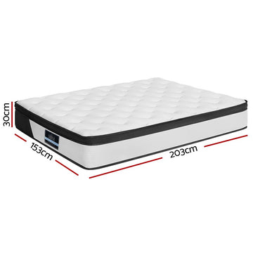Giselle Bedding 30cm Mattress Euro Top Queen - RnR Galore