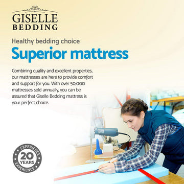 Giselle Bedding 34cm Mattress Cool Gel Memory Foam Double - RnR Galore