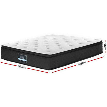 Giselle Bedding 34cm Mattress Euro Top King - RnR Galore