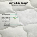 Giselle Bedding Mattress Topper Pillowtop Bamboo 7.5cm King - RnR Galore