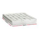 Giselle Bedding Mattress Topper Pillowtop Bamboo 7.5cm Queen - RnR Galore