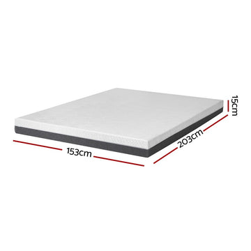 Giselle Bedding Memory Foam Mattress Bed Cool Gel Non Spring 15cm Queen - RnR Galore