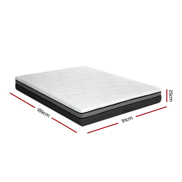 Giselle Bedding Memory Foam Mattress Bed Cool Gel Non Spring 25cm Single - RnR Galore