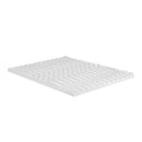 Giselle Bedding Memory Foam Mattress Topper 7 - Zone Airflow Pad 8cm Single White - RnR Galore