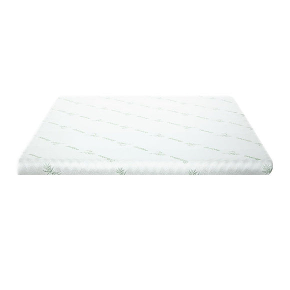 Giselle Bedding Memory Foam Mattress Topper Cool Gel Bed Mat Bamboo 10cm Double - RnR Galore