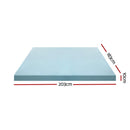 Giselle Bedding Memory Foam Mattress Topper Cool Gel Bed Mat Bamboo 10cm King - RnR Galore