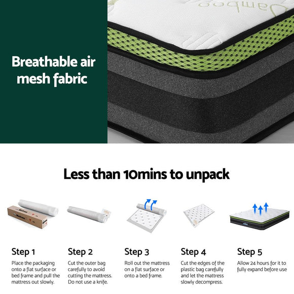 Giselle Mattress Cool Gel Foam 30cm Double - RnR Galore