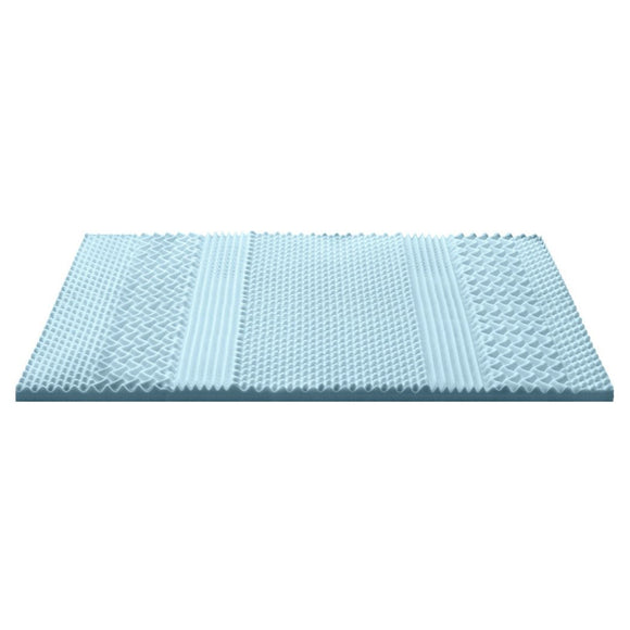 Giselle Memory Foam Mattress Topper 7 - Zone 8cm King Single - RnR Galore