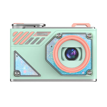 Glitter Sand Design 64MP HD Digital Camera with LED Fill Light & Auto Focus(green) - RnR Galore