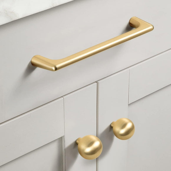 Gold Zinc Kitchen Cabinet Handles Drawer Bar Handle Pull 192mm - RnR Galore