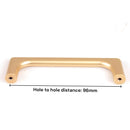 Gold Zinc Kitchen Cabinet Handles Drawer Bar Handle Pull 96mm - RnR Galore
