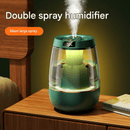 Green 3.5L Smart Cool Mist Humidifier with Dual Nozzle & Digital Display - Ultra - Quiet Air Purifier for Bedroom and Office - RnR Galore