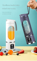 Green 7.4V Portable Blender Smoothie Maker 450ml Wireless Rechargeable Juicer Cup with 12 - Blade Stainless Steel Cutter, LED Digital Display, USB Charging Personal Blender for Travel Gym Office Home - RnR Galore