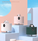 Green Adorable Space Capsule Humidifier - Portable USB Cool Mist Maker with LED Display & Ambient Night Light - RnR Galore