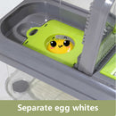 Green And Grey Ultimate 12 - in - 1 Multi - Functional Vegetable Slicer Dicer Chopper - Mandoline with Storage Containers & Drain Basket - RnR Galore