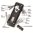 Green Compact 16 - in - 1 Bicycle & Motorcycle Repair Multi - Tool with Adjustable Wrench & Socket Set - RnR Galore
