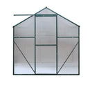 Green Fingers Greenhouse 1.9x1.9x1.83M Aluminium Polycarbonate Green House Garden Shed - RnR Galore