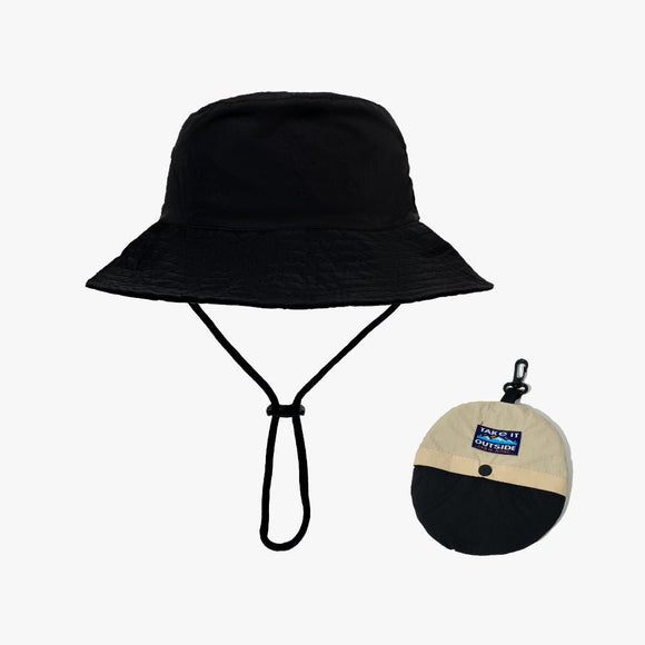 Green Foldable Waterproof Bucket Hat Packable Sun Cap Wide Brim with Adjustable Drawstring for Fishing Camping and Hiking - RnR Galore