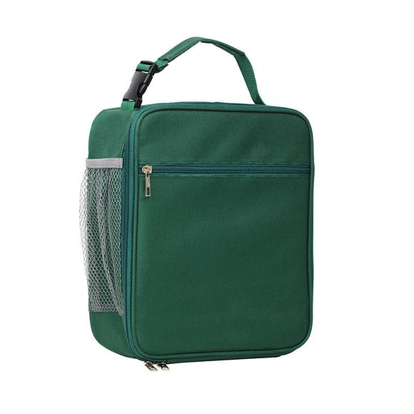 Green Insulated Lunch Bag with Shoulder Strap - Portable & Large Capacity Thermal Bento Tote - RnR Galore