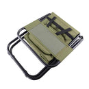 Green Portable 3 - in - 1 Folding Camping Chair with Storage Bag, Backrest, and Insulated Cooler for Outdoor Fishing, Hiking, and Picnics - RnR Galore