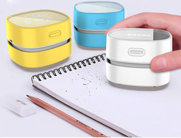 Green Rechargeable Cordless Mini Desktop Vacuum - Portable Handheld Cleaner for Desk, Keyboard, Crumb & Dust - RnR Galore