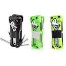 Green Versatile 16 - in - 1 Bike & Motorcycle Multi - Tool - Portable Repair Kit with Adjustable Wrench - RnR Galore