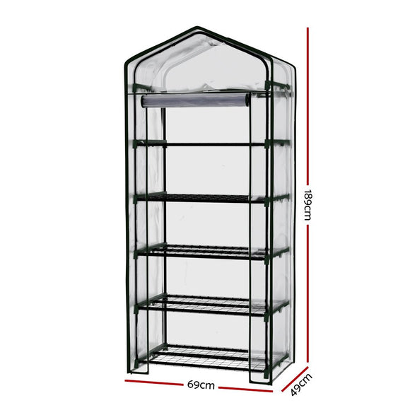 Greenfingers Greenhouse 5 Tiers Mini Green House Garden Bed Planter Box 1.9x0.7x0.5M - RnR Galore