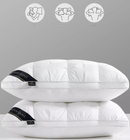 Grey Luxury Adjustable Bed Pillow Set (2 - Pack) - Hotel Quality Down Alternative for Ultimate Neck Support & Comfort - RnR Galore