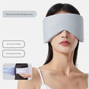 Grey Reversible All - Season Sleep Mask - Cooling & Warming with Sound Muffling Ear Covers Function - RnR Galore