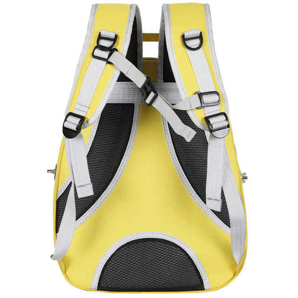 Grey Stylish Transparent PVC Pet Carrier Backpack - Large Capacity, Multi - Use for Birds & Cats(Including Wooden Stick) - RnR Galore