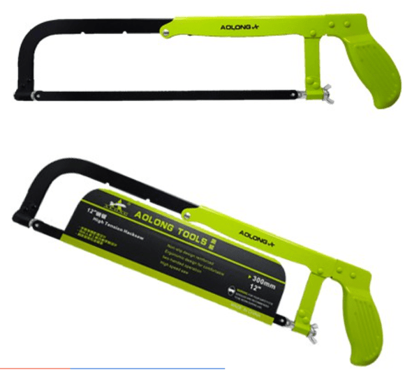 Hacksaw Frame Metal Hack Saw Alloy Steel Heavy Duty Blade DIY 300mm 12" - RnR Galore