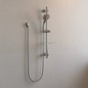 Hand Held Shower Rail Soap Dish Bathroom Set - RnR Galore