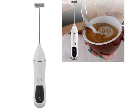 Handheld Electric Milk Frother, Wireless Portable Foam Maker for Coffee, Tea & Chocolate - RnR Galore