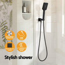 Handheld Shower Head Holder 3.1'' High Pressure Black - RnR Galore