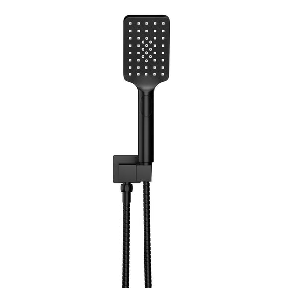 Handheld Shower Head Holder 3.1'' High Pressure Black - RnR Galore