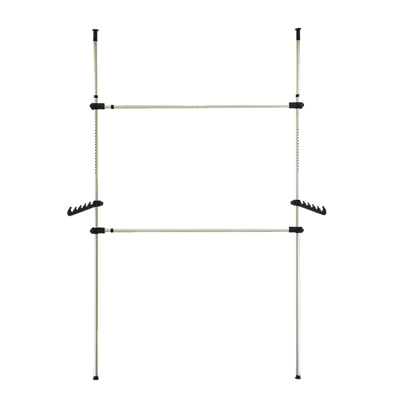 Heavy Duty Adjust Clothes Rail Storage Garment Shelf Hanging Display Stand Rack - RnR Galore