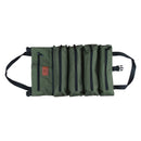 Heavy - Duty Canvas Tool Roll Up Bag & Organizer Tote - Multi - Pocket Wrench & Tool Pouch(Khaki) - RnR Galore