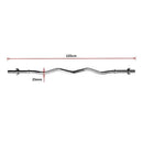 Heavy Duty EZ Curl Barbell – Weightlifting Bar with Spinlock Collars for Gym Training - RnR Galore