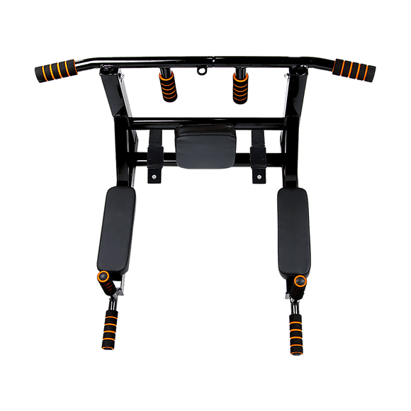 Heavy Duty Wall Mounted Power Station Pull Up Dip Knee Raise Bar - RnR Galore