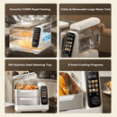 Hoper Layer Electric Food Steamer 16L Large Capacity 10 Second Start 24H Timer Independent Water Tank - RnR Galore